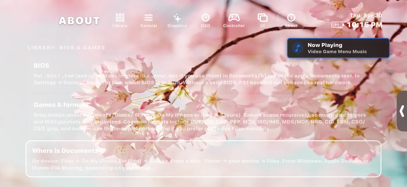 Sakura PSX screenshot 1 of 3